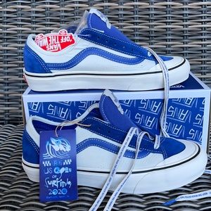 Vans Style 36 Decon Sf Us Open True Blue/Marshmallow WMNS